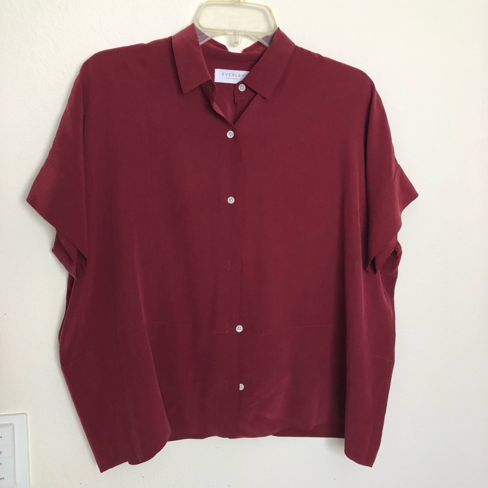 Everlane Square Silk Shirt